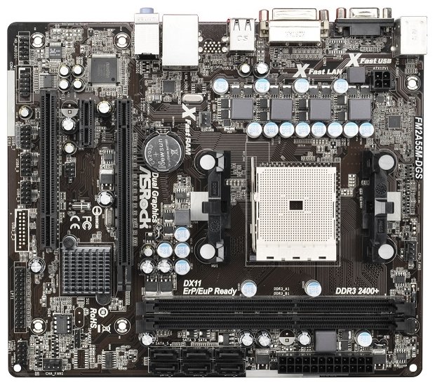 Материнская плата ASRock FM2A55M-DGS