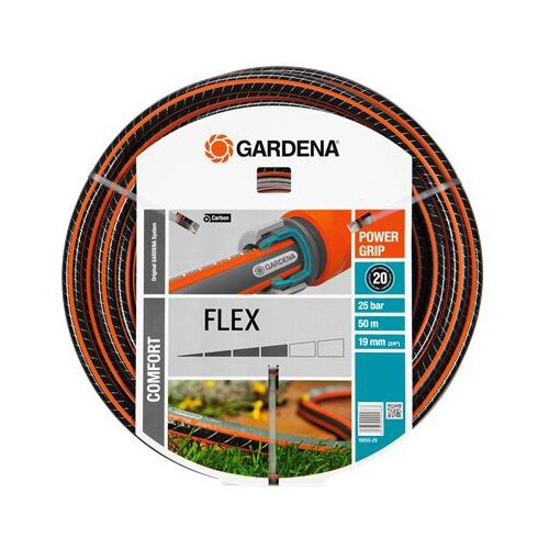 Шланг Gardena Flex, 50 м, арт. 18055-22.000.00 шланг для полива gardena flex 3 4 х 50 м дисплей 18055 22 000 00