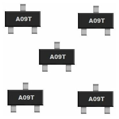 AO3400 A09T транзистор 5 шт. SOT23 SMD схема FDN339AN аналог SN74LVC1G125DBVR характеристики цоколевка datasheet А09Т MOSFET A03400