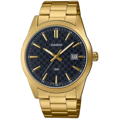 Наручные часы CASIO Collection MTP-VD03G-1A, золотой, черный наручные часы casio collection наручные часы casio collection mtp vd03g 1a золотой