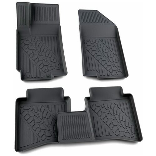 Коврики в салон полиуретан Kia Rio седан 2011- 3D, A00371PL Агатэк A.003.71. PL