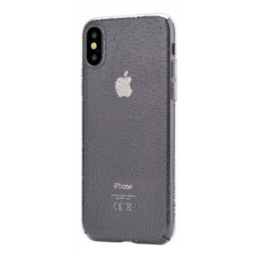 Чехол Devia для iPhone Xs, iPhone X Amber case, темно-прозрачный