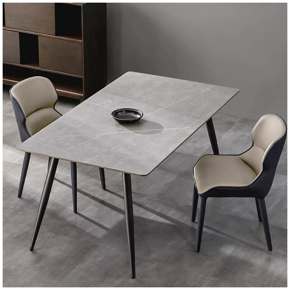 Стол обеденный Xiaomi 8H Jun Rock Board Dining Table 1.6 m Grey (YB1)