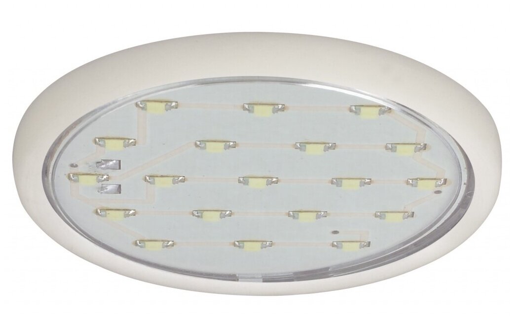 Светильник мебельный накладной Paulmann Micro Line LED D59мм 1.22Вт 6500К 230/12В 12VA Белый Пластмасса Набор 3 шт. 99492