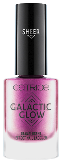 Catrice -    "galactic glow translucent effect nail lacquer" (06 conquer the auroral belt)