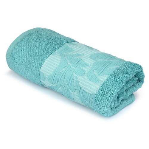 фото Махровое полотенце ст санторини м5011_09 l 70*130 аква bravo