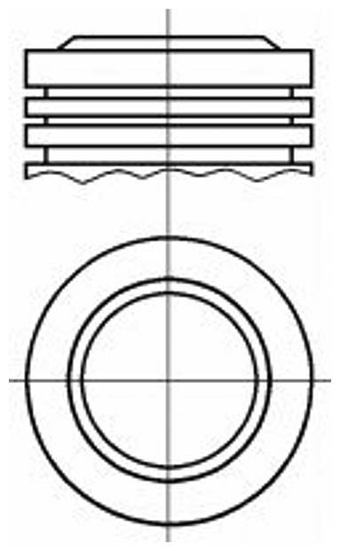 NURAL 87-139407-00 поршень d79.0 +0.50\ Citroen (Ситроен) c3 / c4 / berlingo, Peugeot (Пежо) 206 / 306 / 307 / 308 1.6 16v 00