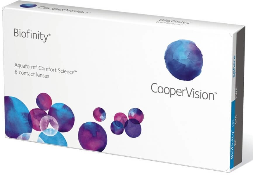 Контактные линзы CooperVision Biofinity (6 линз) R 8,6 D -8,00
