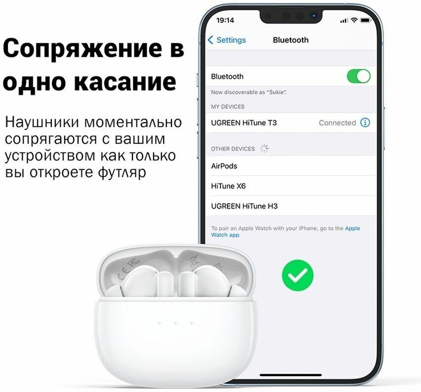 TWS наушники UGREEN - фото №4
