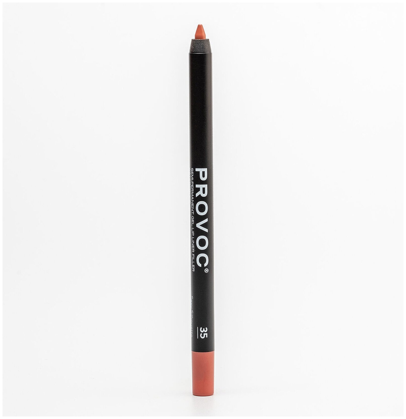 Provoc Gel Lip Liner 035 Sexy Silohette Гелевая подводка в карандаше для губ (цв. темно-лососевый)