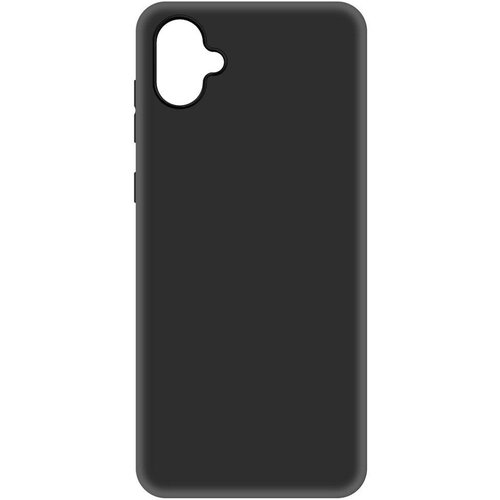 Чехол-накладка Krutoff Soft Case для Samsung Galaxy A04e (A042) черный чехол накладка krutoff soft case шахматы для samsung galaxy a04e a042 черный