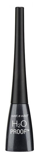 Wet n Wild Водостойкая подводка для глаз H2O Proof Liquid Eyeliner, оттенок black noir