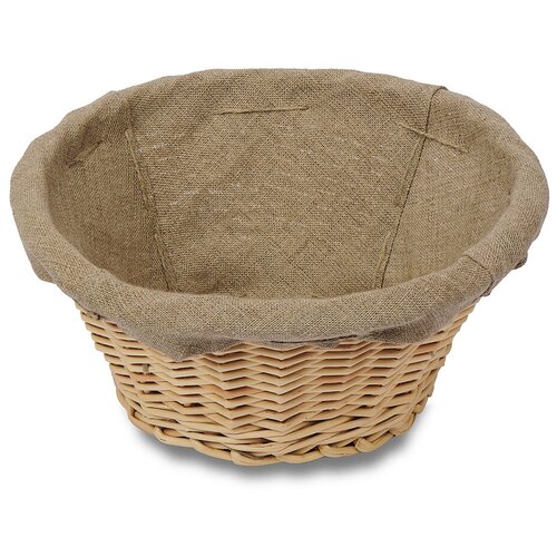 Круглая корзина для расстойки теста, до 1000 гр, Подовый