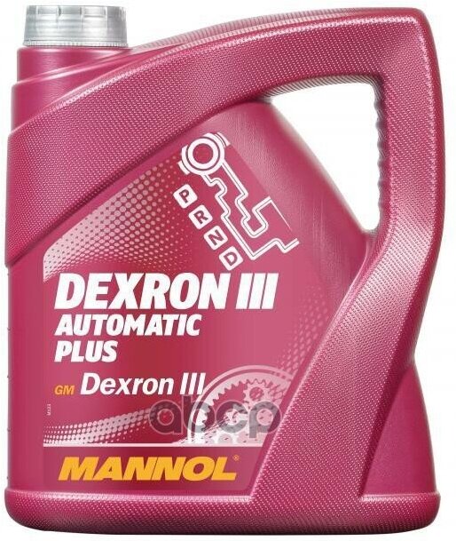 Масло Трансмиссионное Для Акпп Dexron Iii Automatic Plus (4Л) MANNOL арт. 1356