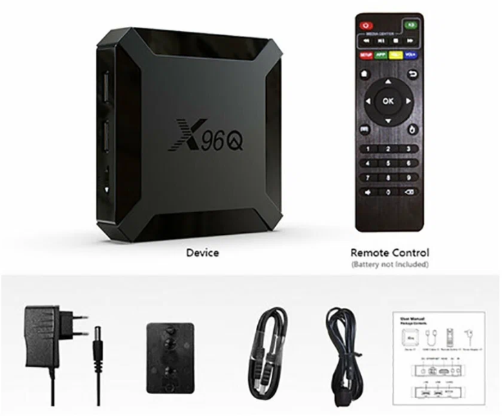 Смарт TV Box OneTech X96Q 4K Android 100 2/16 Гб