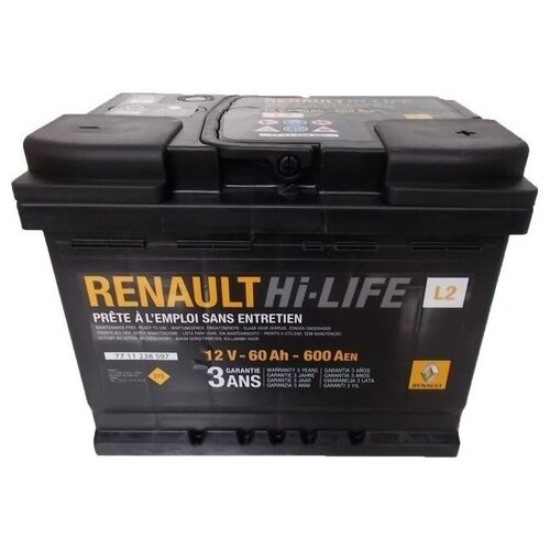 Автомобильный аккумулятор Renault Hi-Life 77 11 238 597 242х175х190