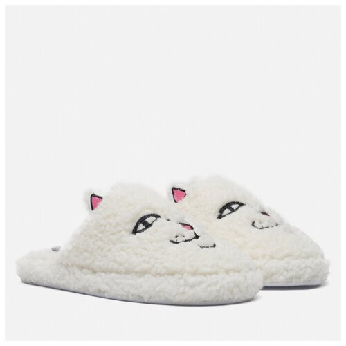 Тапочки Ripndip Nerm Face Fuzzy House Slippers белый, Размер 42.5-44 EU