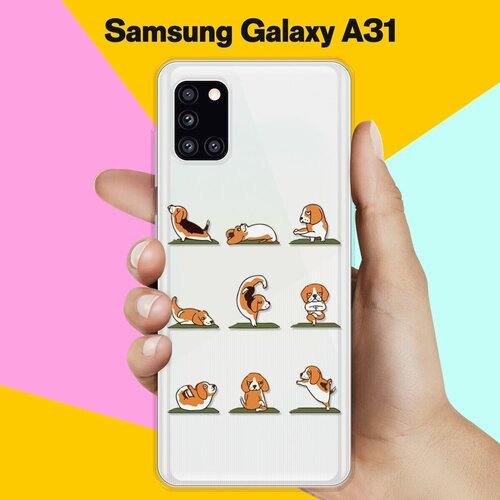 Силиконовый чехол Зарядка от Биглей на Samsung Galaxy A31 силиконовый чехол зарядка от биглей на samsung galaxy a52