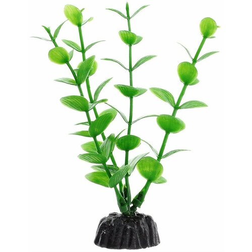 Пластиковое растение Barbus Бакопа зеленая 10 см.
