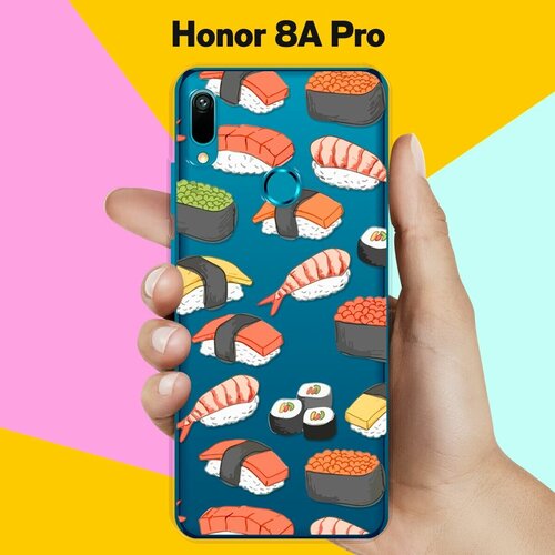 Силиконовый чехол Суши на Honor 8A Pro силиконовый чехол суши на honor 8a