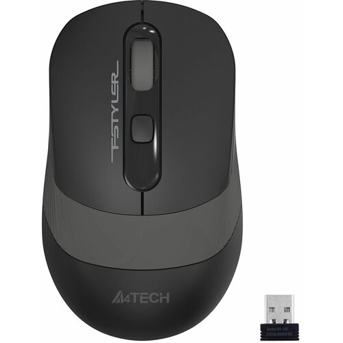 Мышь беспроводная A4Tech Fstyler FG10 черныйсерый оптическая 2000dpi USB 4 кнопки 257500₽
