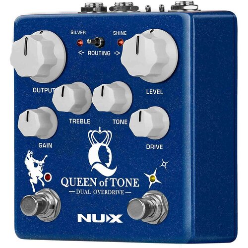 ndo 6 queen of tone педаль эффектов nux cherub Гитарная педаль эффектов/ примочка NUX NDO-6