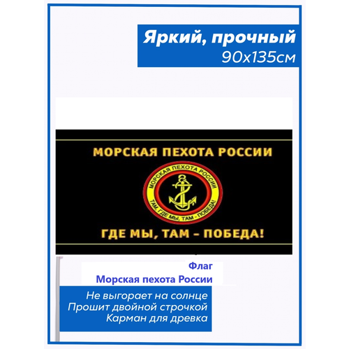 Флаг морская пехота россии флаг армейская морская пехота 40x60 см