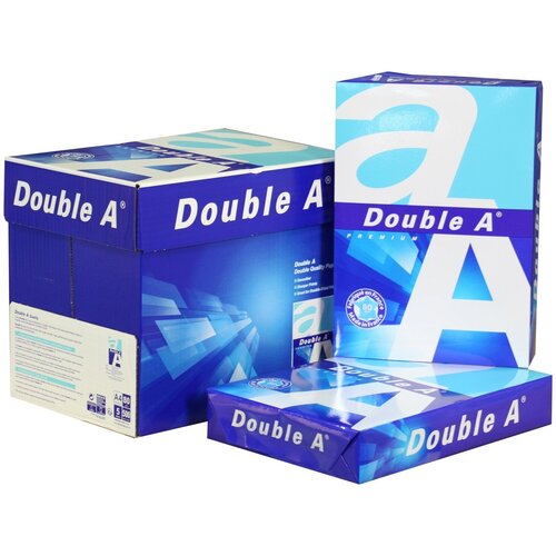 5 пач. Бумага офисная А4 Decoromir Double A, марка А+, 80 г/кв. м, 500 л 5 пач 1 кор бумага офисная decoromir для принтера снегурочка коробка