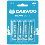Батарейка Daewoo AA/R6 1.5В Heavy Duty - изображение