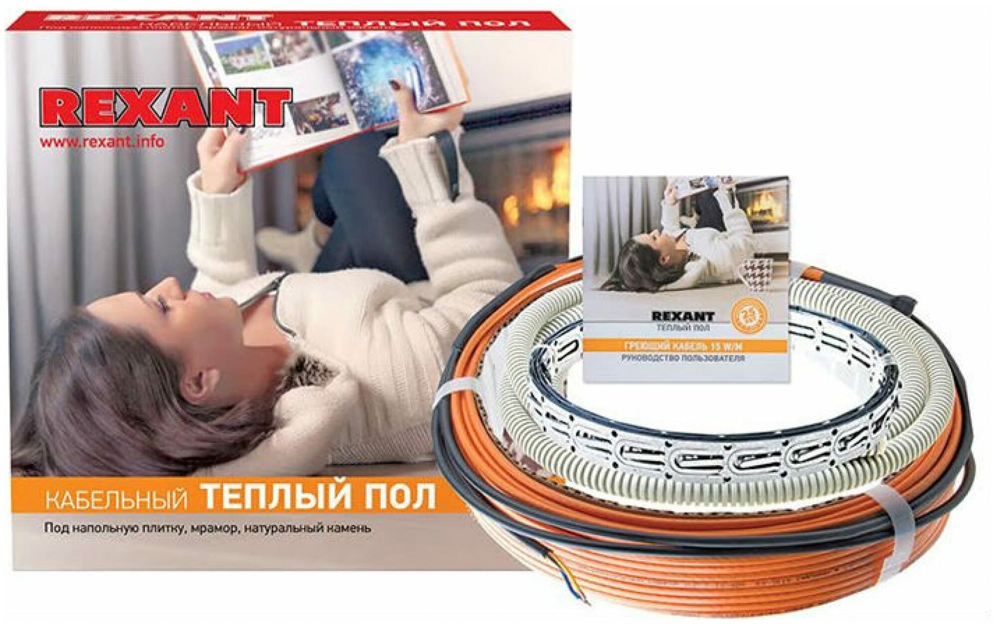 Греющий кабель, REXANT, RND-80-1200 1200Вт, 10 м2, длина кабеля 80 м - фотография № 12