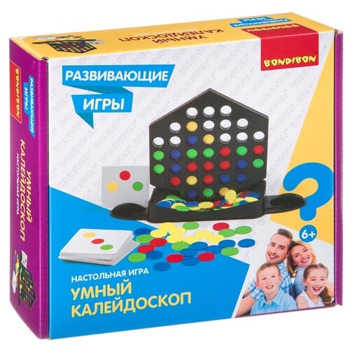 Развивающие настольные игры Bondibon «умный калейдоскоп», BOX