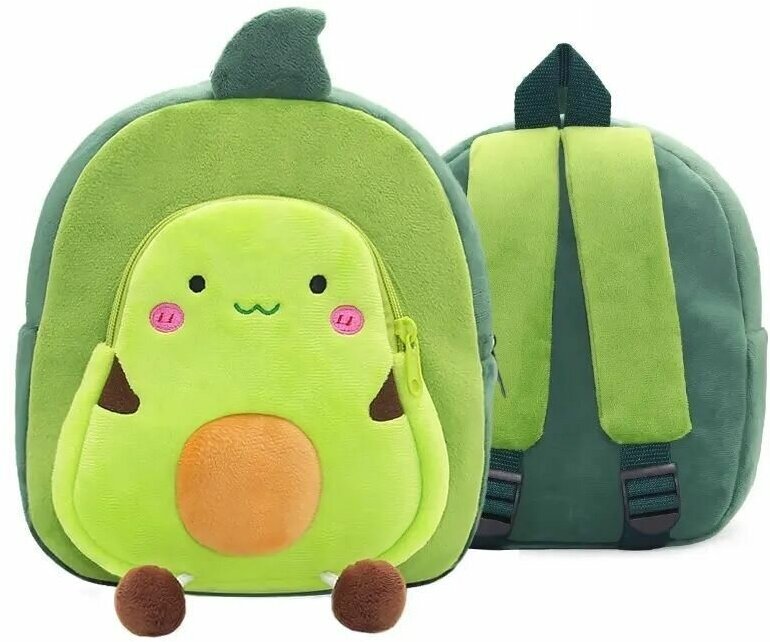 Детский рюкзак, рюкзак для малышей Croco Gifts, Авокадо, 26 Х 24 см