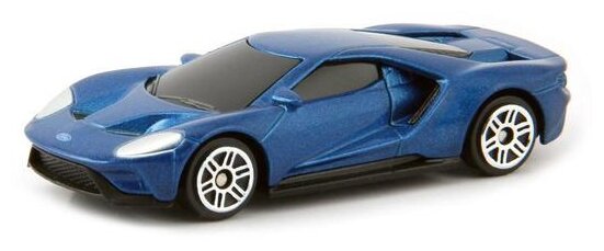 Легковой автомобиль RMZ City Ford GT 2019 (344050S) 1:64, 7.2 см, синий