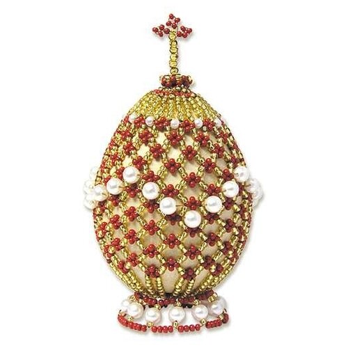 фото Яйцо пасхальное набор для бисероплетения 6,5х5 риолис б024 б024