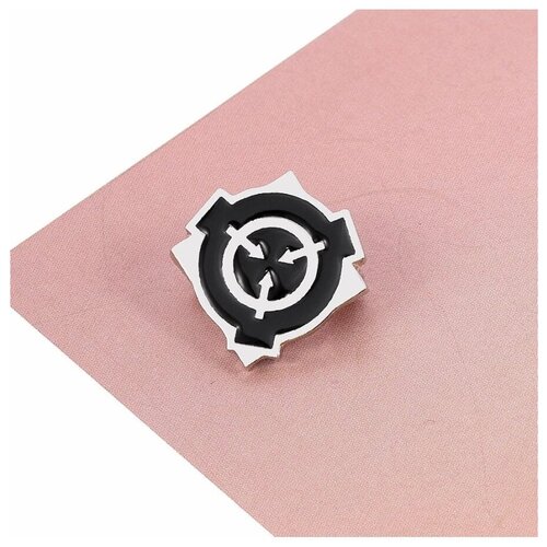 Брошь, черный