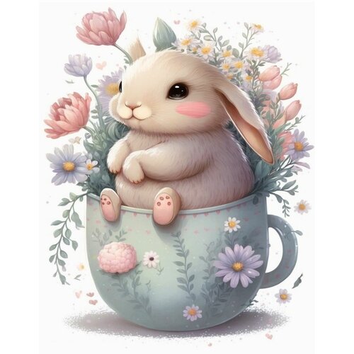 Картина по номерам Пасхальный кролик 40х50 см Hobby Home картина по номерам сахарный кролик 40х50 см