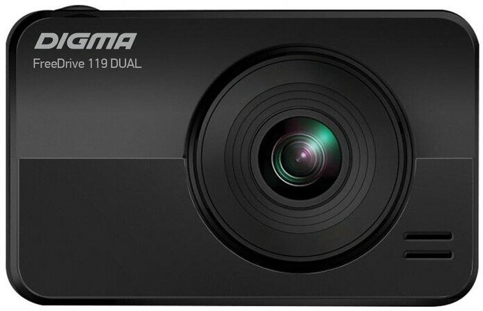 Автомобильный видеорегистратор Digma FreeDrive 119 DUAL черный