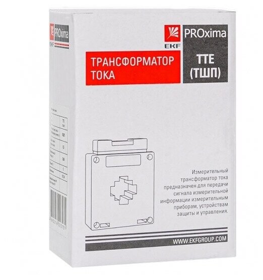 Трансформатор тока ТТЕ 30 200/5А кл. точн. 0.5 5В. А tte-30-200/tc-30-200 EKF TTE-30-200 (1 шт.)