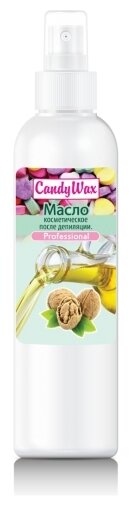 Масло косметическое после депиляции Tan Master "Candy Wax" 250 мл.