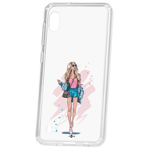 фото Чехол на samsung galaxy a10 2019 kruche print fashion girl