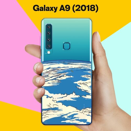 Силиконовый чехол на Samsung Galaxy A9 (2018) Планета / для Самсунг Галакси А9 2018 жидкий чехол с блестками нежные розовые цветы на samsung galaxy a9 2018 самсунг галакси а9 2018