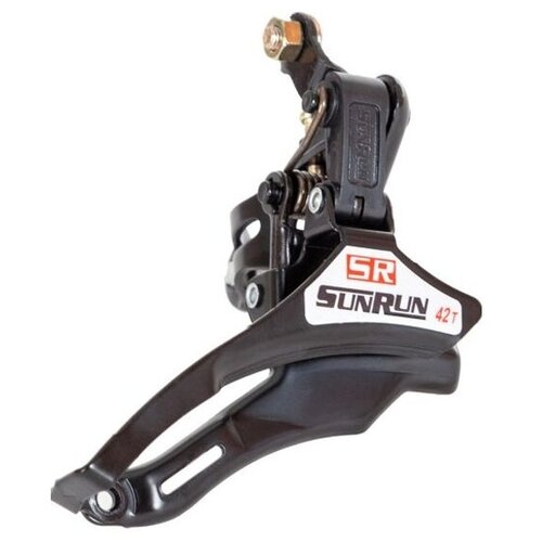 Переключатель передний Sun Run STG Front derailleur 6/7sp compatible for 42/34/24, 18T Capacity, downpull