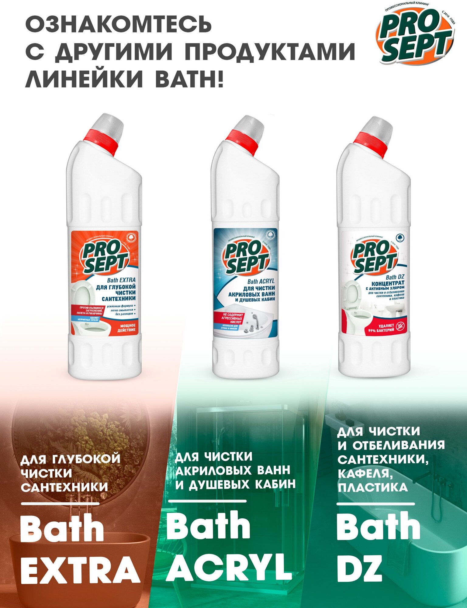 Чистящее средство Prosept Bath Acid Plus Citrus, концентрат, 750 мл - фотография № 19