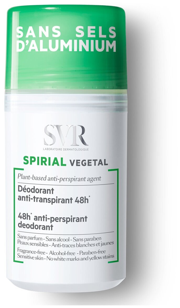 Дезодорант-антиперспирант SVR растительный, 50 мл