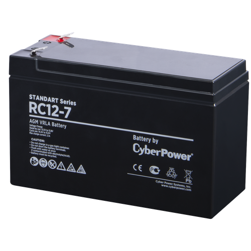 CyberPower Аккумуляторная батарея RC 12-7 12V 7Ah {клемма F2 ДхШхВ 151х65х94 мм высота с клеммами борисов ю задачи по прикладной механике в области приборостроения