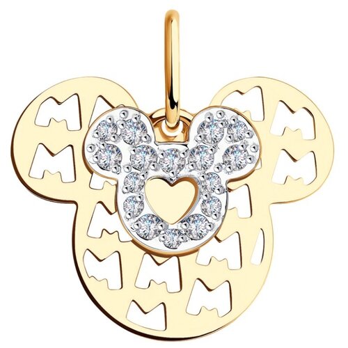 фото Sokolov подвеска из золота с фианитами 036043