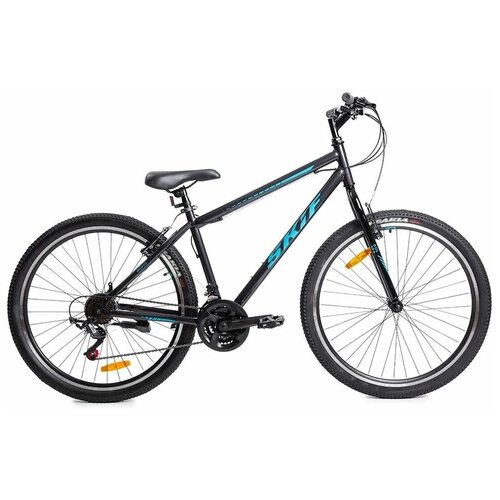 Горный велосипед SKIF MTB HT 27.5 2022, темно-серый/бирюзовый, 17