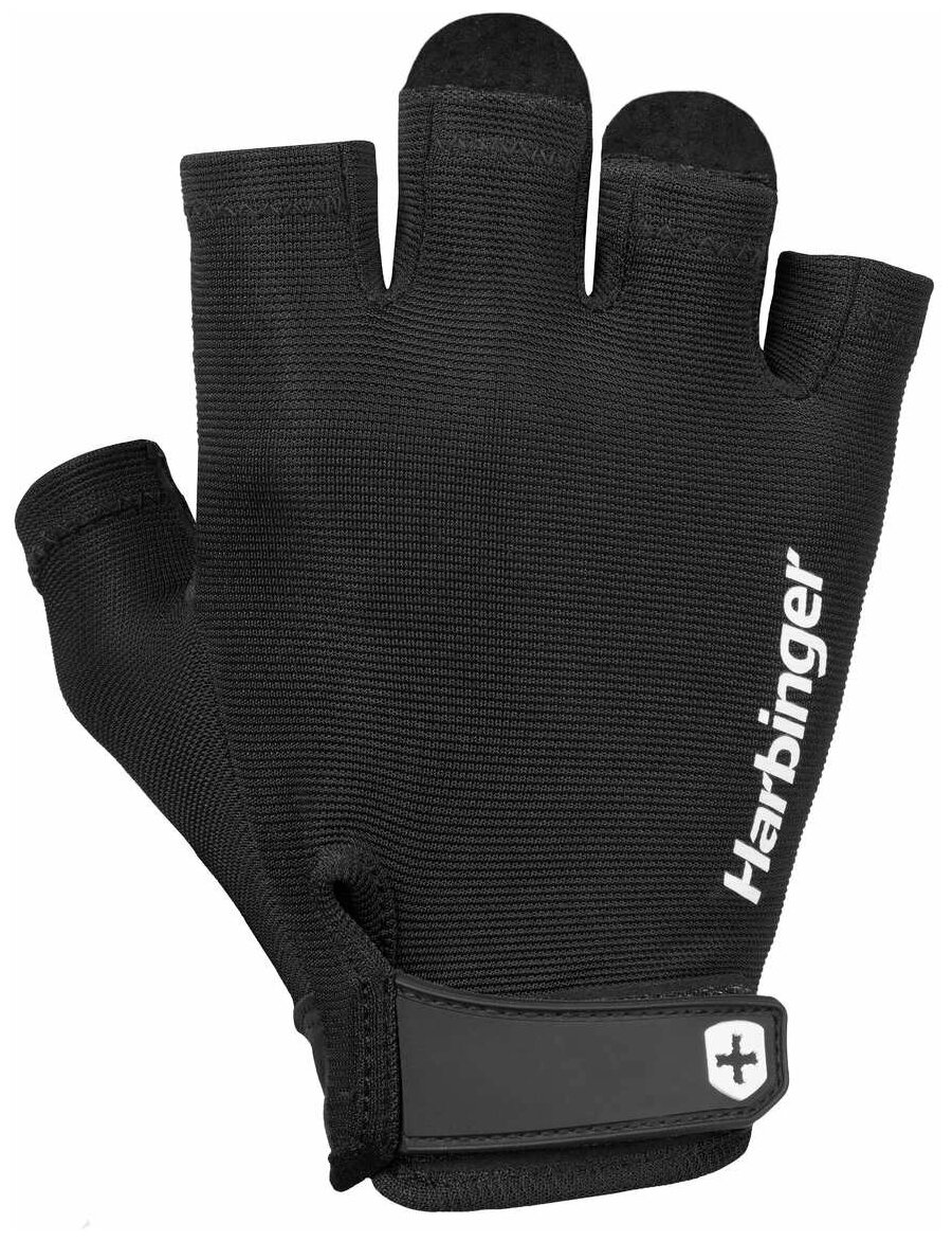 Фитнес перчатки Harbinger Power 2.0, черные, унисекс, M