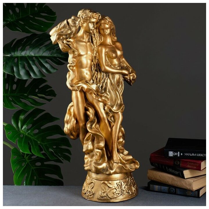 Хорошие сувениры Фигура "Адам и Ева" бронза, 27х42х70см