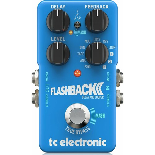 TC Electronic FLASHBACK 2 DELAY педаль дилэй, студийный уровень педаль эффектов tc electronic flashback 2 x4 delay